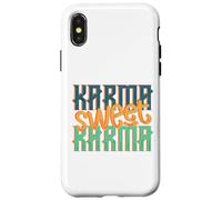 Sarcastique Karma Sweet Karma Sarcasm Coque pour iPhone X/XS