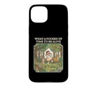 Sarcastique Retro Dark Humor What a Time to be Alive Coque pour iPhone 15 Plus