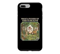 Sarcastique Retro Dark Humor What a Time to be Alive Coque pour iPhone 7 Plus/8 Plus