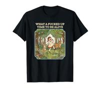 Sarcastique Retro Dark Humor What a Time to be Alive T-Shirt Graphique avec Valeur