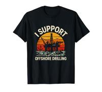 Sarcastique Support Offshore Forage Dire T-Shirt