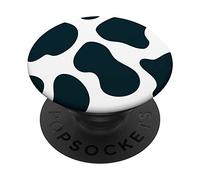 Sarcelle Vache Imprimé Spotted Cute Animal Pattern PopSockets PopGrip - Support et Grip pour Smartphone/Tablette avec un Top Interchangeable