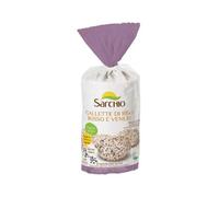 Sarchio Galettes Riz Complet Rouge et Noir Sans Gluten 100g