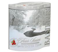 sarcia.eu BASILUR Winter Tea - Thé Noir de Ceylan en Feuilles avec ajout de canneberges dans Une boîte décorative, 100 g (Winter Tea, x1)