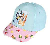 sarcia.eu Bluey Casquette pour L'ÉTÉ en Coton Rose Turquoise pour Filles 100% Coton (FR/ES, Numérique, 52, 53, Rose Bluey)