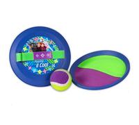 sarcia.eu Catch-Ball Attraper la Balle dans Les disques, Lancer-Attraper Les palettes à Fermeture à Scratch + Balle (Disney Frozen 2)