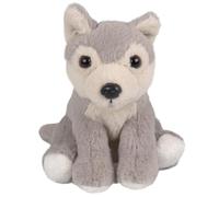 sarcia.eu Charlie Bears Mascotte de Loup, de la série Cuddle Cubs, Une Petite Peluche, 13 centimètres(D)