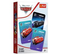 sarcia.eu Disney Cars Jeu de Cartes Vieux Garçon pour Enfants, Jeu Familial, Cartes à Jouer Trefl 4+ (Cars)