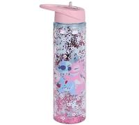 sarcia.eu DISNEY Stitch Bouteille d'eau avec embout et poignée, bouteille transparente avec tube 550 ml (DISNEY Stitch)