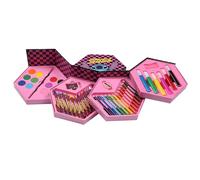 sarcia.eu DISNEY Stitch KIT artistique dans une boîte pliable pour enfants, 46 ÉLÉMENTS, crayons, feutres, peintures (Stitch B)