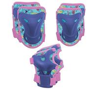 sarcia.eu DISNEY Stitch PROTECTIONS enfants pour rollers, vélos, trottinettes - SET genoux, coudes, poignets (C)