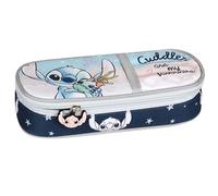 sarcia.eu Disney Stitch Trousse d'écolier Compartiments, Sachet Oval Rigide pour Filles 6x22x10cm (Stitch Compartiments C)