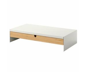 sarcia.eu ELLOVEN Support de Moniteur avec tiroir, Blanc 504.747.70