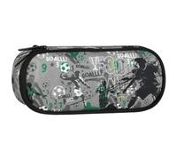 sarcia.eu Football Trousse d'École à Compartiments Ovale Garçon 22x10x5 cm (Football D)