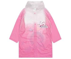 sarcia.eu Gabby's Dollhouse Imperméable à capuche rose et blanc pour filles, cape pour filles 8-9 ans
