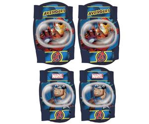 sarcia.eu Genouillères et coudières pour vélo, Trottinette, Rollers (Marvel Avengers)