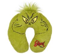 sarcia.eu Grinch Vert, Coussin de Voyage en Fourrure, Coussin pour Avion OU Voiture 32x32 cm (A)