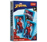 sarcia.eu Marvel Spider Man Jeu de Cartes Vieux Garçon pour Enfants, Jeu Familial, Cartes à Jouer Trefl 4+ (Spider-Man)