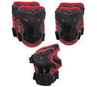 sarcia.eu MARVEL Spider-Man PROTECTIONS enfants pour rollers, vélos, trottinettes - SET genoux, coudes, poignets (B)