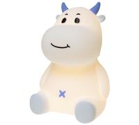 sarcia.eu Mary’s Lampe de chevet LED en silicone Vache, lampe pour s'endormir dans la chambre, USB lumière chaude RGB (Bleu)