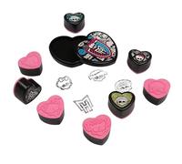 sarcia.eu Monster High Tampons décoratifs pour Filles, tampons MOTIVANTS pour l'apprentissage, Set 8 pièces + Encre 3+ (Monster High)
