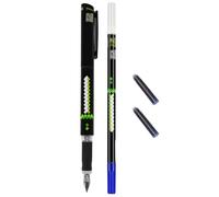 sarcia.eu Pixel Game Stylo plume avec effaceur pour l'école POUR JOUEURS, GAMER + 2 recharges pour stylo (Pixel Set)