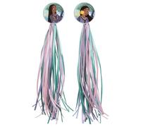 sarcia.eu Rubans décoratifs à Franges pour Guidon de vélo, Trottinette, lot 2 pièces (Wish Asha)