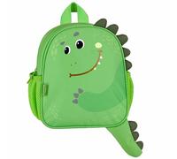 sarcia.eu Sac à dos de jardin d'enfants pour garçon, Dinosaure, petit sac à dos d'excursion avec réflecteurs 29x23x8 cm (Vert Dinosaure)