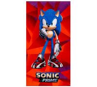 sarcia.eu Sonic Serviette de Plage et de Bain à séchage Rapide, Rouge, 100% Coton 70x140 cm Oeko-TEX (Sonic Rouge)
