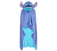 sarcia.eu Stitch Disney Couverture à Capuche Couvre-lit/Baie Chaude Bleu 120x150 cm
