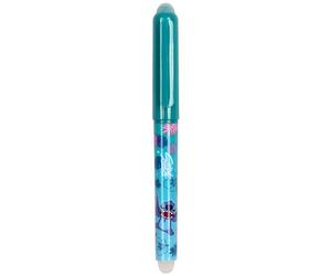 sarcia.eu Stylo effaçable avec gomme, stylo à bille, encre bleue, effaçable, école (B)