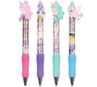 sarcia.eu Stylo licorne effaçable avec gomme, gel, automatique, ENCRE BLEUE, usage scolaire, 0,5 mm, 1 stylo