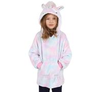 sarcia.eu T-shirt/peignoir licorne tie-dye avec capuche, enfants 104-116 cm