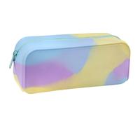 sarcia.eu Trousse/Coffret en Silicone coloré, avec Fermeture éclair 8x20x6 cm