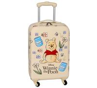 sarcia.eu Valise de Voyage à Coque Rigide, Valise Cabine à roulettes, Bagage à Main, crème (54x35x20 cm)