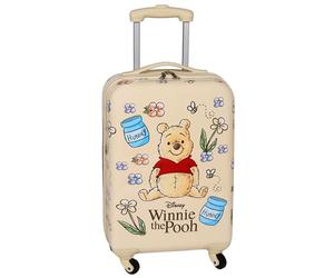 sarcia.eu Valise de Voyage à Coque Rigide, Valise Cabine à roulettes, Bagage à Main, crème (54x35x20 cm)