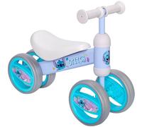 sarcia.eu Vélo sans pédales à 4 Roues, léger, en métal, Premier vélo, trotinette 1+ (Stitch Bleu)