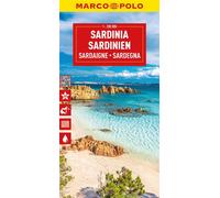 Sardaigne 1 : 200.000 - Marco Polo Highlights - Collectif - Marco polo - Atlas / carte