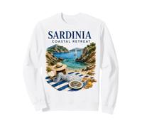 Sardaigne Coastal Retreat Vacances sur Une île Italienne Sweatshirt