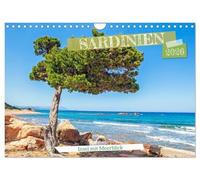 Sardaigne île avec vue sur la mer, Version française (Calendrier mural 2026 DIN A4 portrait), Calendrier CALVENDO mensuel