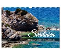 Sardaigne - Impressions d'une perle de la Méditerranée, Version française (Calendrier mural 2026 DIN A3 portrait), Calendrier CALVENDO mensuel