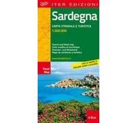 Sardegna. Carta Stradale E Turistica Antistrappo 1:300.000. Ediz. Italiana, Inglese, Francese, Tedesca, Spagnola
