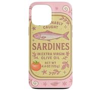 Sardine Tinned Fish Retro Vintage Coastal Girl Ocean Summer Coque pour iPhone 13 Pro Max