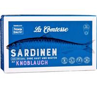 Sardines à l'ail sans peau et sans arêtes, 125 g