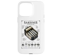 Sardines à l'huile d'olive Anatomie d'un Humble trésor Coque pour iPhone 15 Pro Max