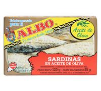 Sardinas En Aceite de Oliva Albo 85g (Sin Glúten)
