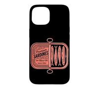 Sardines à l'huile d'olive de qualité supérieure - Style rétro - pour pêcheur Coque pour iPhone 15