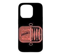 Sardines à l'huile d'olive de qualité supérieure - Style rétro - pour pêcheur Coque pour iPhone 15 Pro