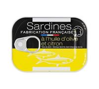 Sardines à l'huile d'olive et au citron - Conserve 115g