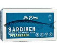 Sardines à l'huile sans peau et sans arêtes, 125 g